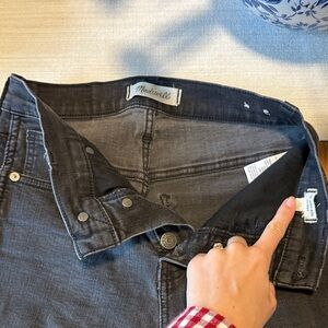 Madewell Women's Dark Gray High Rise Jeans